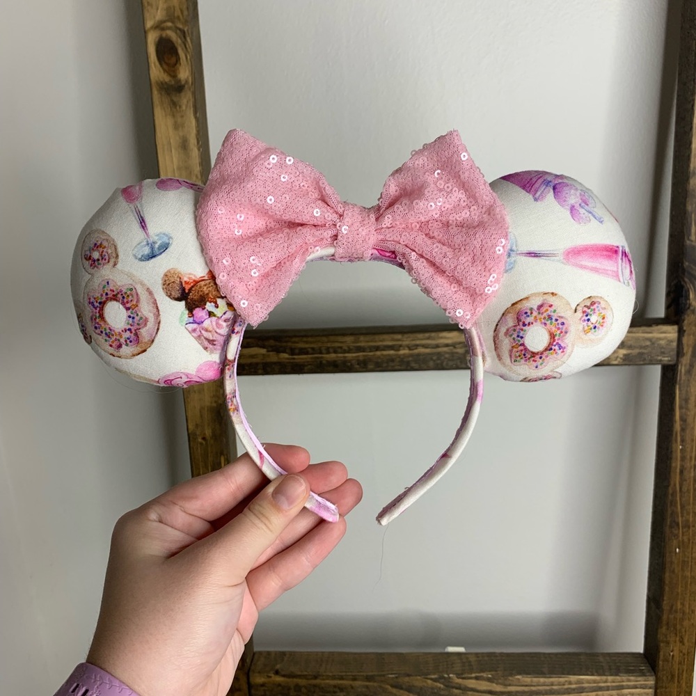 Sequin Bow Ears Headband